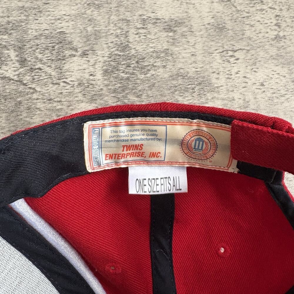 VTG Arizona Wildcats Twins Enterprise Hat Adjustable Baseball Cap Blue White Red - Picture 7 of 7